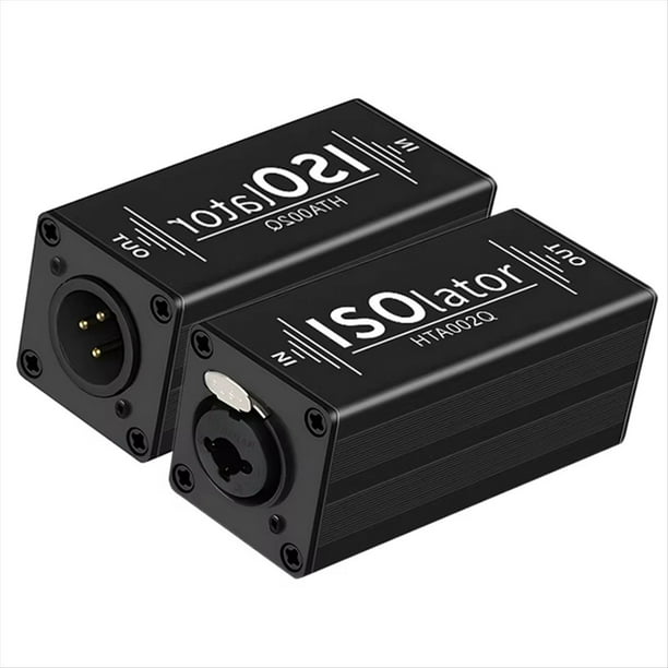 Aislador de Audio 6.35, Filtro de Ruido de Audio, Supresor de Ruido, Aislador de Señal de Audio para Común del Eliminador.