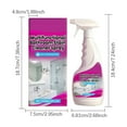thumbnail image 3 of Multifunctional Bathroom Stain Cleaner Spray 120ml, Deep Cleaning for Soap Scum Limescale Stains, Gentle Non-Corrosive Formula, Wide-Area Spray, Hassle-Free Bathroom Cleaning, 3 of 9