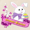 thumbnail image 2 of CafePress - White Easter Bunny Banner Tote Bag - Unisex Canvas Tote Bag, Beige, 1-Piece, 2 of 7