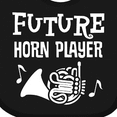 thumbnail image 4 of Inktastic Future French Horn Player Childs Music Boys or Girls Baby Bib, 4 of 4