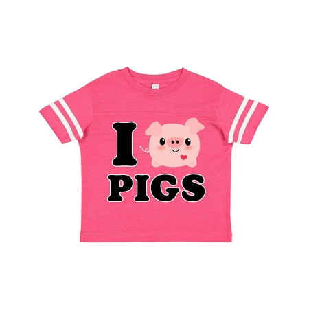 

Inktastic I Love Pigs Gift Toddler Boy or Toddler Girl T-Shirt