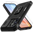 thumbnail image 1 of Funda de teléfono DEERLAMN para Samsung Galaxy S25+ Plus de 6.7 pulgadas, negra, 1 of 8