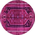 thumbnail image 1 of Ahgly Company Indoor Round Persian Pink Traditional Area Rugs, 7' Round, 1 of 4