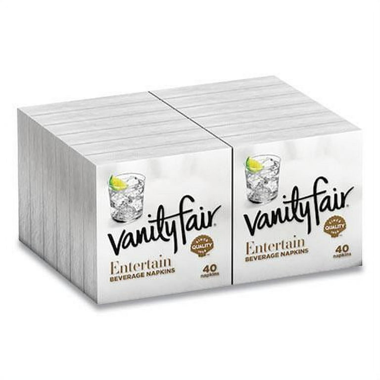 Entertain Beverage Napkins, 2-Ply, 9.8 x 9.8, White, 40/Pack, 12 Packs/Carton Entertain Beverage Napkins, 2-Ply, 9.8 x 9.8, White, 40/Pack, 12 Packs/Carton