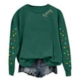 thumbnail image 5 of Craaazy Xmas Holiday Graphic Pullover Tops for Women Christmas Printed Long Sleeve Shirts Gifts, 5 of 5
