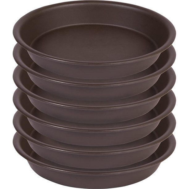 Angde Plant Saucer 12 Inch, 6 Pack of 12 inch Plant Saucers, Heavy Duty
