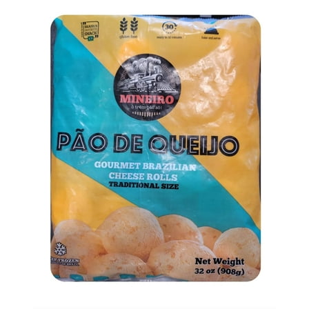 Mineiro Gourmet Brazilian Cheese Bread 32 oz – Traditional Cheese Rolls