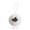 E, variant on JHRGJIO Christmas Faux Ball Hanging Decorations, Christmas Decoration Indoor, with Santa Snowman Mini Figures, Winter Decor Cute Baubles for Tree Wreath Home Mantel Display