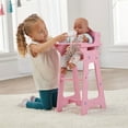 thumbnail image 3 of Badger Basket Blossoms and Butterflies Doll High Chair Feeding Seat for 18 inch Dolls - Pink, 3 of 9