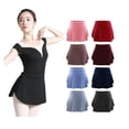 thumbnail image 2 of 10 Colors Ballet Leotard Short Skirt Dance Dress Girls Ballet Girl Figure Skating Skirt Stage Dance Costume, 2 of 6