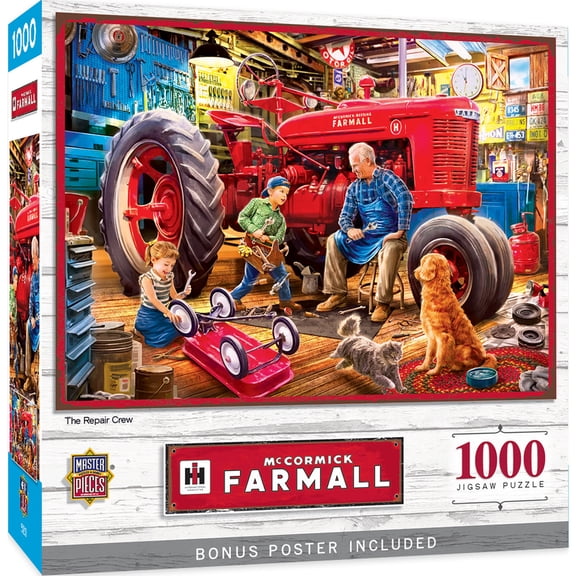 MasterPieces 1000 Piece Jigsaw Puzzle - The Repair Crew - 19.25"x26.75"