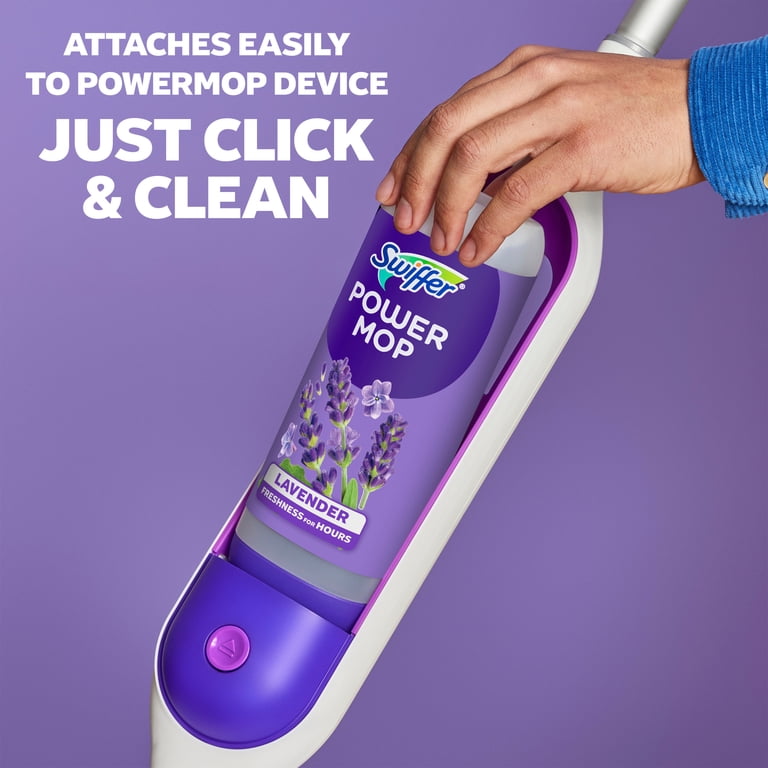 Swiffer PowerMop Refill Solution, Lavender, 2 x 25.3 Fl Oz photo 5