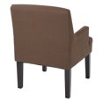 thumbnail image 4 of OS Home and Office Furniture Transitional Fabric Guest Chair in Chocolate, 4 of 5