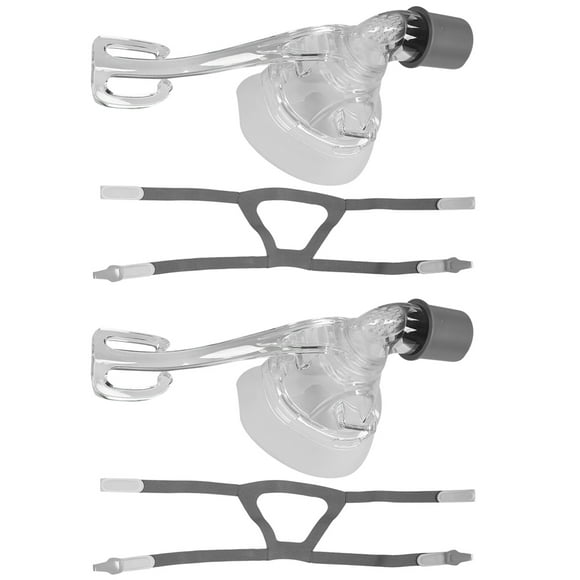2X Solve the Snoring Mask Nasal Mask -NM4 CPAP Mask with Headgear for CPAP M