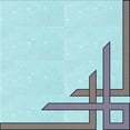 thumbnail image 1 of Ahgly Company Machine Washable Indoor Square Transitional Blue Koi Blue Area Rugs, 5' Square, 1 of 7
