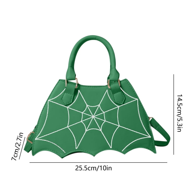 Gothic Coffin Shape Purse Handbag for Women\'s Halloween Shoulder Bag Green Amazon.com: ENJOININ Gothic Coffin Ita Backpack Purses for  main image 2