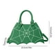 thumbnail image 3 of Bolso bandolera informal de cuero con diseño de murciélagos divertidos de Halloween, bolso de hombro con cadena de PU, 3 of 6