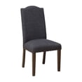 thumbnail image 4 of Furniture of America Joan Upholstered Dining Chairs - Set of 2, Dark Gray, 4 of 7