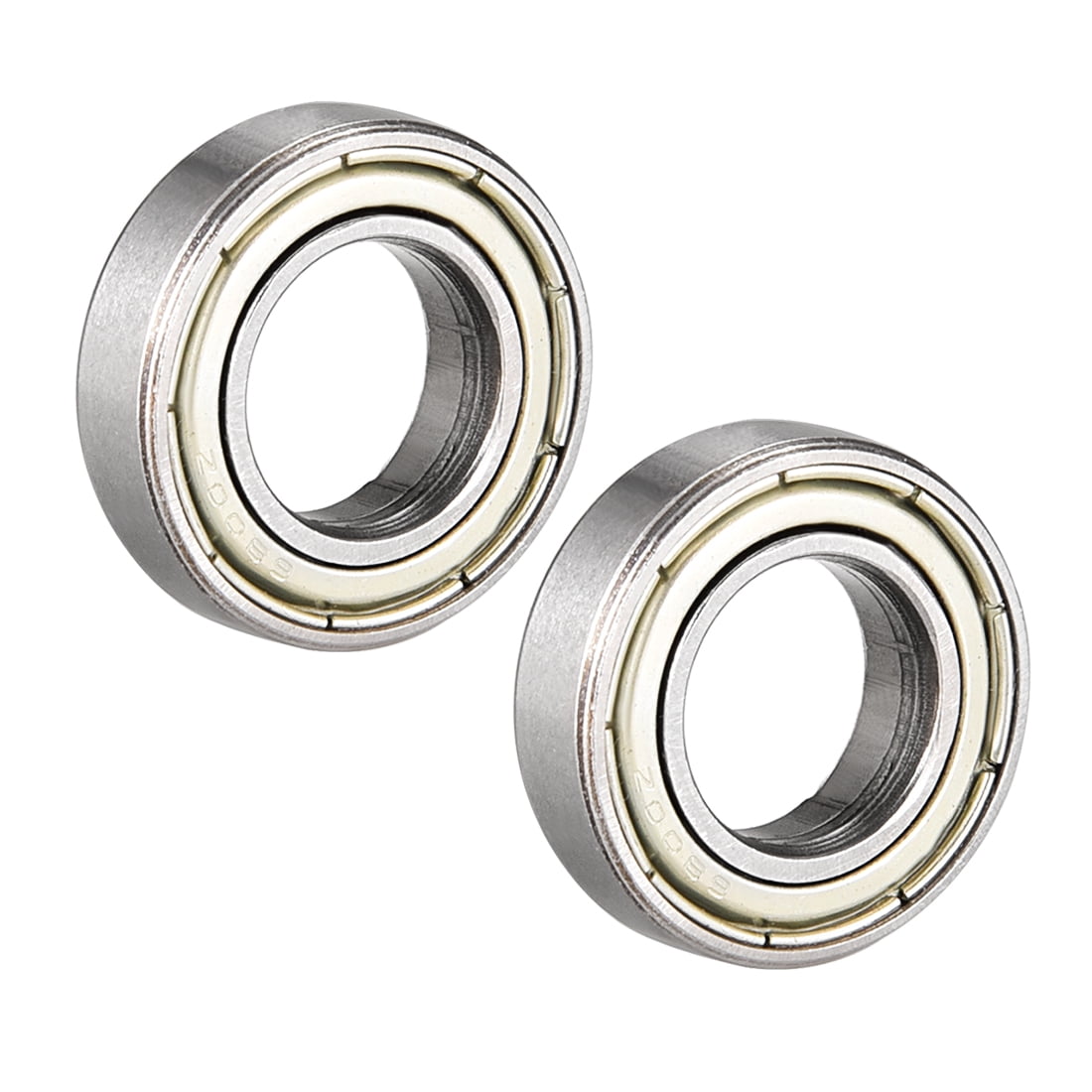 2pcs 5mm x 10mm x 4mm Metal Shields Deep Groove Radial Ball Bearings
