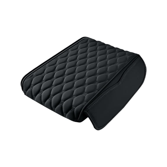 Universal Car Center Console Armrest Protector 2025 Upgrade Leather Cover with 2 Storage Bags - Enhanced Comfort Seat Pad Interior Accessories for Vehicles