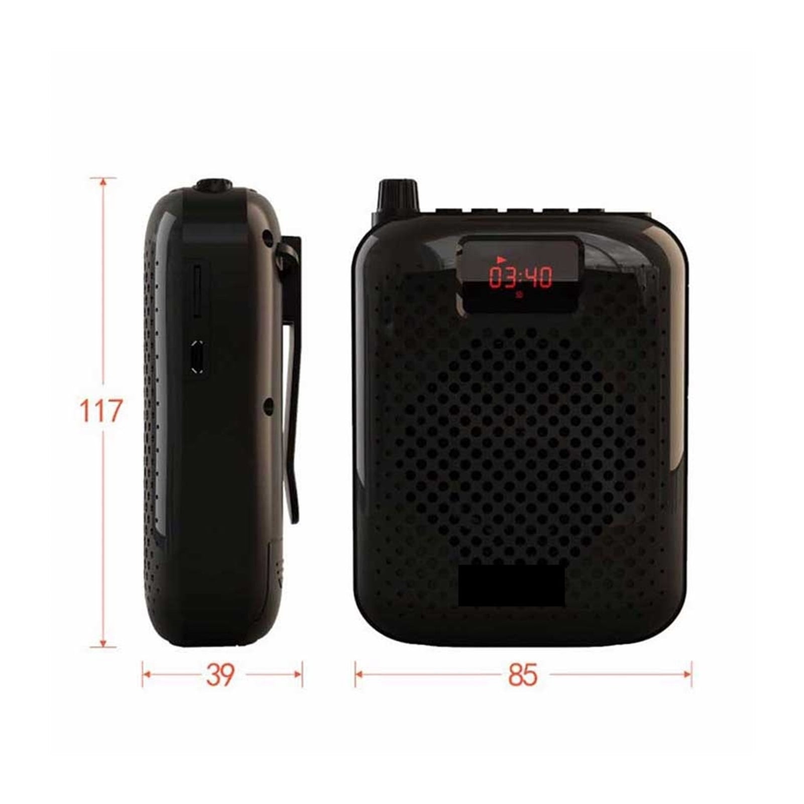 K500 Bluetooth Loudspeaker Microphone Voice Amplifier Booster Megaphone Speaker For Teaching Tour Guide ,Easy to Operate