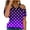 Purple, variant on My Orders Cute Summer Tops for Women Floral Womens T Shirts Loose Plus Womens Workout Tops Loose Linen Crop Tops for Women Summer Semi Formal Shirts Yellow