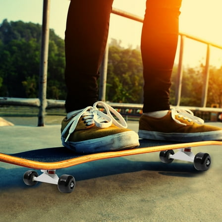 Aluminum Alloy Skateboard Truck Combo Set Cruisers Wheels Skateboard Truck Part for Highways, Concrete Roads, Plastic Runways