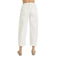 thumbnail image 3 of Full Size High Rise Barrel Cropped Jeans, 3 of 3