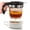 Red Fat Separator, variant on Fat Separator With Bottom Release, 4 Cup Gravy Separator for Cooking with Oil Strainer, Kitchen Gadgets Grease Separator Packaged with a 3-in-1 Multifunctional Peeler (Red)