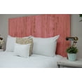thumbnail image 2 of Barn Walls Pink Weathered Floating Headboard Handcrafted in America Real Solid Wood - Queen, 2 of 7
