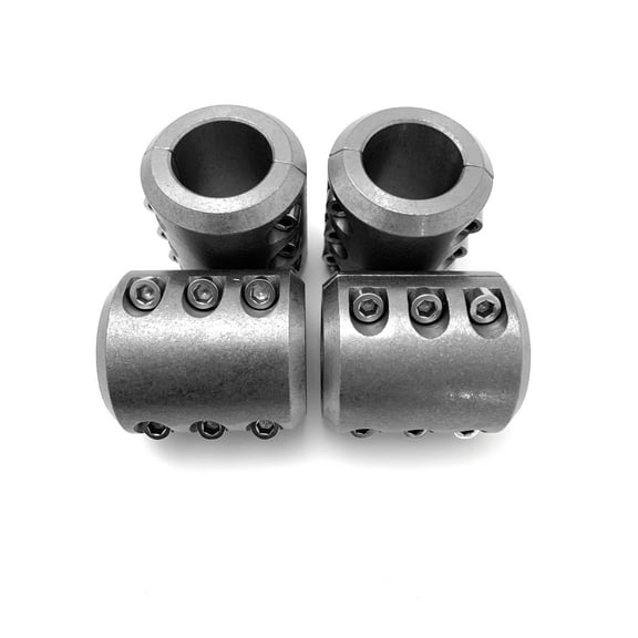 4 Steel tube clamps bolt on 1.25" 1 1/4" roll cage mounts