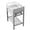 White, variant on Nameeks Scarabeo 5117-CON2-Three Hole Teorema 2 23-5/8" Rectangular Ceramic Console