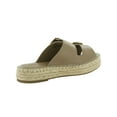 thumbnail image 3 of LOGO By Lori Goldstein Womens Lindsay Espadrille Sandal Shoes, Toffee, US 8.5, 3 of 3