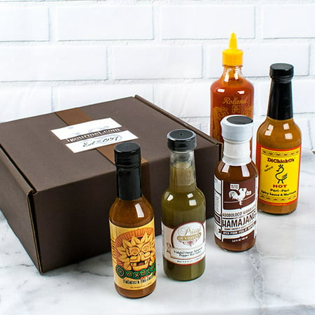 Hot Sauce Lover's Gift Box (2.6 pound) (Best Gifts For Hot Sauce Lovers)