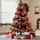 thumbnail image 5 of xihome 12 lazos navideños de terciopelo para coronas de rbol, envoltorios de regalos, manualidades, decoracin de fiestas, bolsas de dulces y decoracin navideña del hogar., 5 of 8