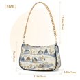thumbnail image 3 of FORMRS Womens Shoulder Bag with Chain Strap Clutch Purse Cute Tote Handbag, Snowy Mountains, 3 of 7