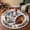 Style #6, variant on Christmas Snowman Library 3D Rug, Round Holiday Floor Mat, Festive Quilt-Style Rug with Three Gnomes, Christmas Tree and Holly Border, Nonslip Mat for Cozy Holiday Home Deco