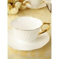 thumbnail image 4 of Tea Set, English Coffee Cup and Saucer Set with Spoon European Breakfast Cup Home Afternoon Tea Cup, 4 of 6