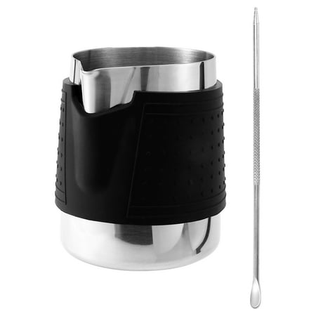 

350ML Stainless Steel Milk Frothing Jug with Decorating Pen Milk Pitcher Espresso Coffee Pitcher Barista Coffee Latte