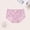Purple, variant on Women's Plus Size Briefs High-Waist Breathable Lightweight Triangle Panties Lace Seamless Comfortable Underwear Purple S