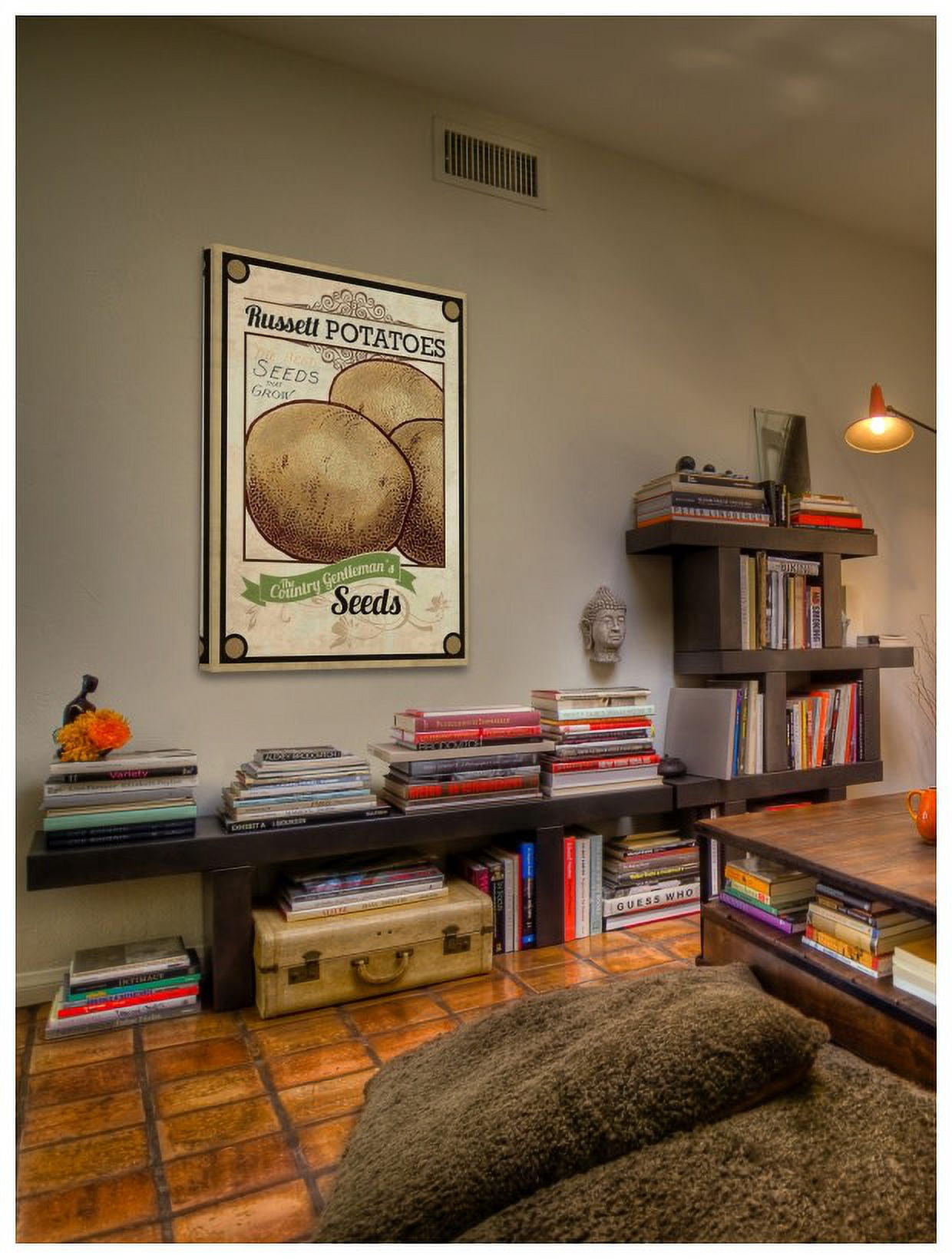 Marmont Hill "Seed Packet Potatoes" Painting Print on Canvas