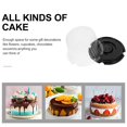 thumbnail image 2 of HLONK 10Pcs Clear Plastic Food Container Cake Containers Carriers Packaging Box with Lids 4inch, 2 of 6