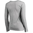 thumbnail image 3 of Women's Ash Navy Midshipmen Military Wordmark Long Sleeve T-Shirt, 3 of 3