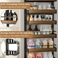 thumbnail image 3 of 8 Tier Over The Door Pantry Organizer, Adjustable Spice Rack with Wall Mount Storage for Kitchen Cabinet and Closet, 3 of 6
