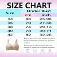 thumbnail image 3 of NIEWTR Womens Full Coverage Bra Back Closure Wireless Seamless No Underwire Push Up Soft Comfort Everyday(A01-Purple,34), 3 of 4