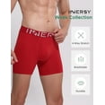 thumbnail image 6 of INNERSY Men's Boxer Briefs Cotton Stretchy Underwear 7 Pack for a Week(XS,Glowing Night), 6 of 10