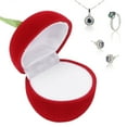 thumbnail image 4 of CAJA DE ANILLO DE BODAS, CAJA DE REGALO DE ANILLO RETRO SIMPLE, EVITA RASURATOS PARA EL DIA DE ANIVSARIO PARA EL DIA DE SAN VALENTÍNE PARA JOYAS PARE ARETES, 4 of 7