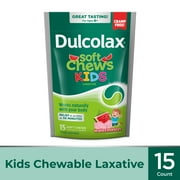 Dulcolax Kids Saline Laxative Soft Chews, Watermelon Flavor, 15 Ct.