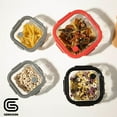 thumbnail image 5 of Genicook Clear Glass Lightweight Food Storage Container (4 Count), 5 of 5