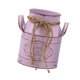 thumbnail image 4 of Jarrón de jarra de leche Jarrón decorativo de flores Maceta de metal de hierro Centro de mesa con Rosa, 4 of 9